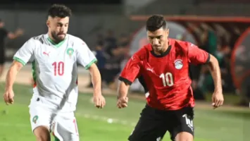 فيديو | محمد شريف يسجل هدف منتخب مصر الثالث أمام البحرين
