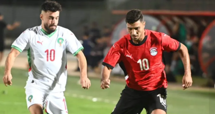 فيديو | محمد شريف يسجل هدف منتخب مصر الثالث أمام البحرين