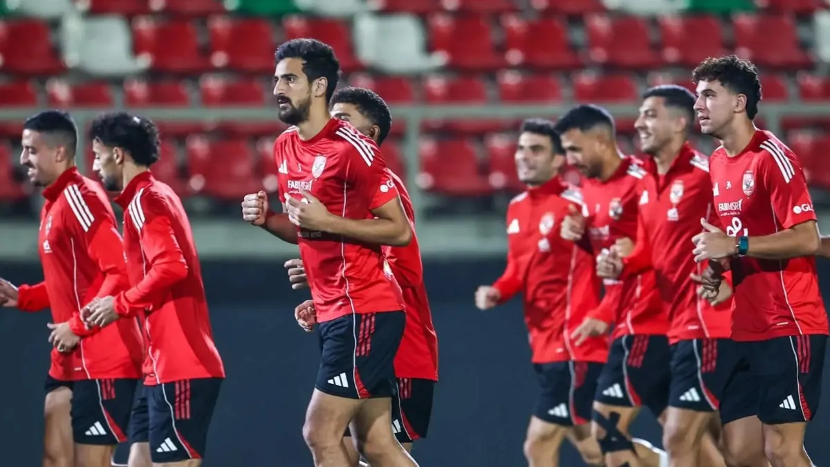 الأهلي ينهي مرانه الأول في بوروندي تحت الأمطار الرعدية