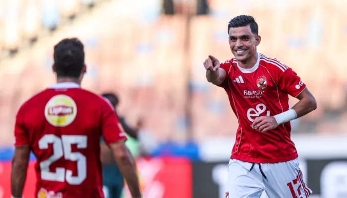 بالفيديو | أشرف بن شرقي يمنح الأهلي التقدم بهدف أول أمام الاتحاد السكندري