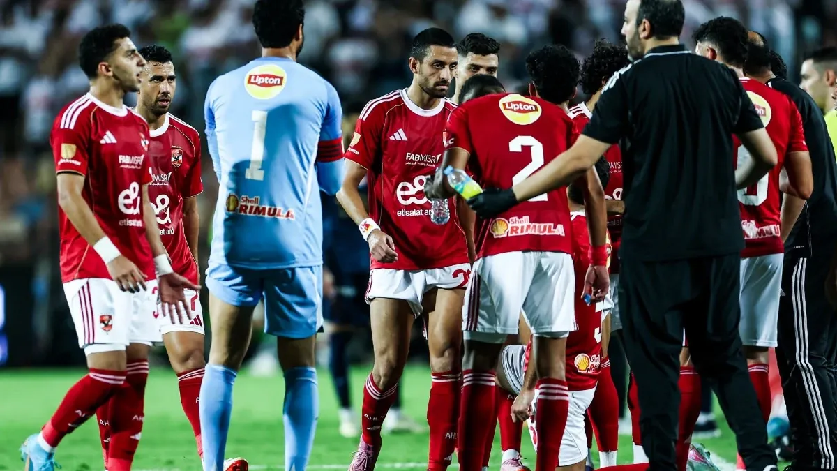 إصابة جديدة في صفوف الأهلي قبل مباراة كهرباء الإسماعيلية