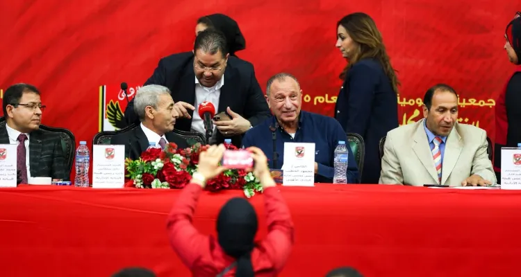 الخطيب يوجه رسالة إلى أعضاء الأهلي بعد الفوز بالانتخابات