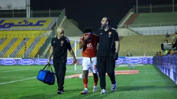 مدة غياب ياسر إبراهيم وحسين الشحات بعد الإصابة في مباراة الأهلي وكهرباء الإسماعيلية