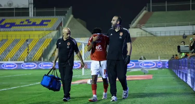 صوره عن مدة غياب ياسر إبراهيم وحسين الشحات بعد الإصابة في مباراة الأهلي وكهرباء الإسماعيلية