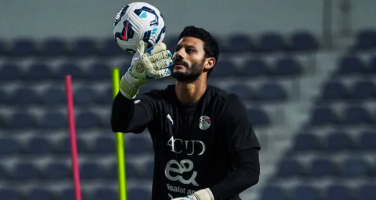 محمد الشناوي يثير قلق الجماهير بعد غيابه عن مباراة مصر وأوزبكستان