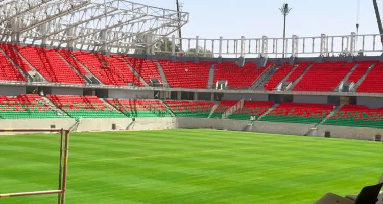 صور.. تحفة مغربية | ملعب مولاي الحسن يستضيف الأهلي قبل كأس أمم إفريقيا 2025