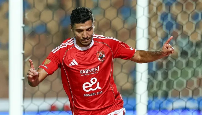 في 3 دقائق.. تريزيجيه ومحمد شريف يسجلان هدفين لـ الأهلي أمام شبيبة القائل