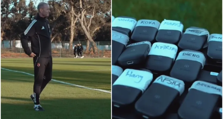 أجهزة غامضة في مران الأهلي… السر وراء التجهيز لـ مباراة الجيش الملكي