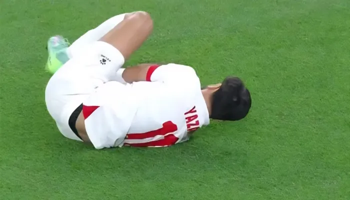 هدف الأهلي.. يزن النعيمات يغادر مباراة الأردن والعراق على نقالة