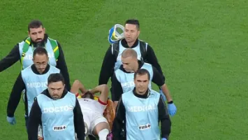 أول تعليق من يزن النعيمات بعد إصابته في مباراة الأردن والعراق بـ كأس العرب