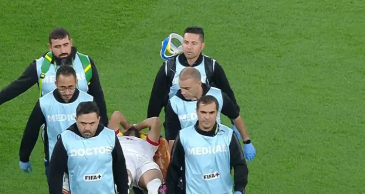 أول تعليق من يزن النعيمات بعد إصابته في مباراة الأردن والعراق بـ كأس العرب