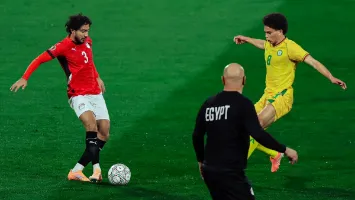 طرد محمد هاني في مباراة مصر وجنوب إفريقيا بـ كأس الأمم الإفريقية