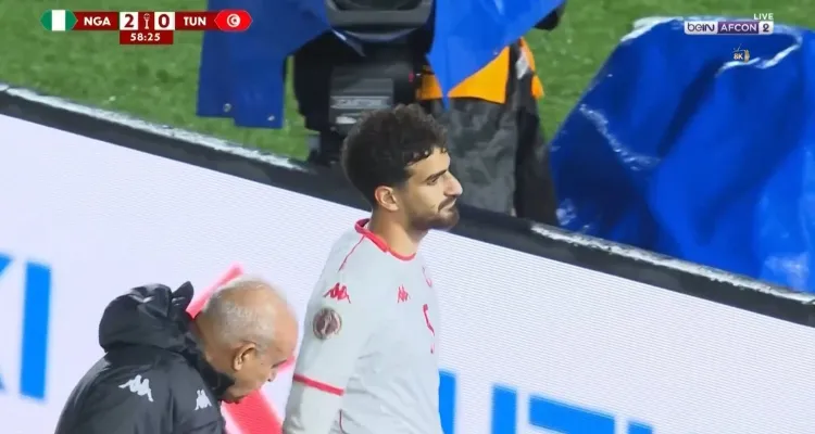 أداء جيد وإصابة قوية.. ماذا قدم بن رمضان في مباراة تونس ونيجيريا؟