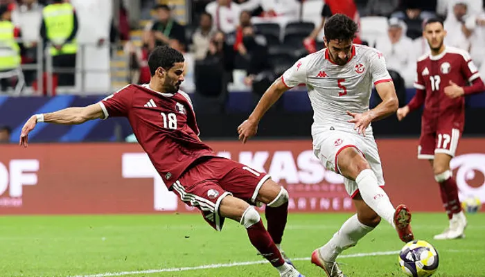 حصل على جائزة رجل المباراة.. ماذا قدم محمد علي بن رمضان أمام قطر؟