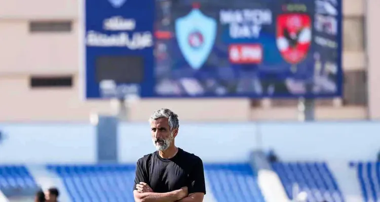 فيديو | توتر ريبيرو وحزن اللاعبين.. ما لم ترصده الكاميرات في مباراة الأهلي وغزل المحلة