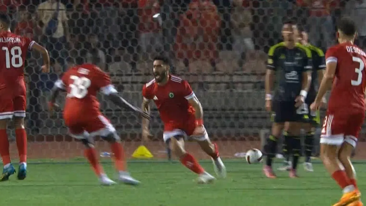فيديو | في 4 دقائق.. مودرن سبورت يسجل الثاني وياسين مرعي يرد لـ الأهلي بالتعادل