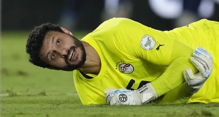 موقف محمد الشناوي من حراسة مرمى مصر أمام إثيوبيا