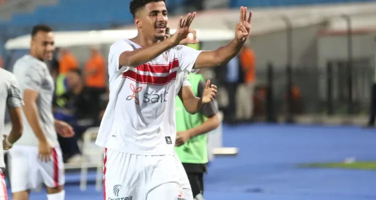 صوره عن فيديو | حسام عبدالمجيد يسجل هدف الزمالك الأول أمام الأهلي