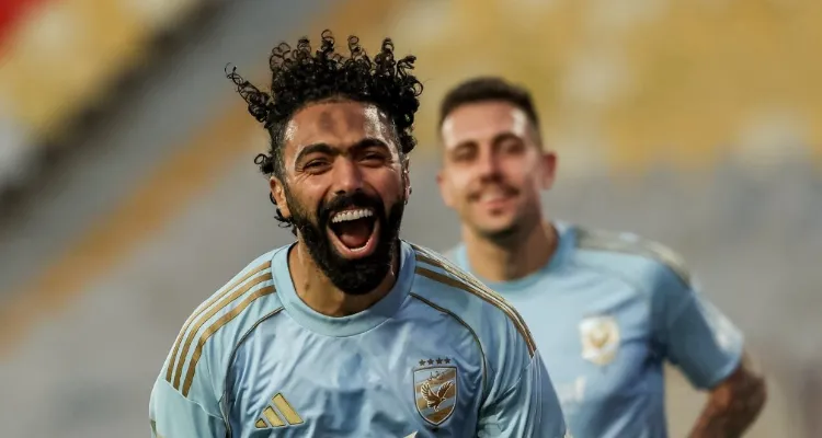 أول تعليق من حسين الشحات بعد "هاتريك" فاركو