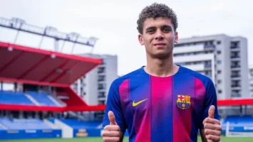 "لا أستطيع الانتظار".. أول تعليق من حمزة عبد الكريم بعد انضمامه إلى برشلونة رسميًا