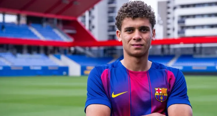 موعد مباراة حمزة عبد الكريم الأولى مع برشلونة أتلتيك