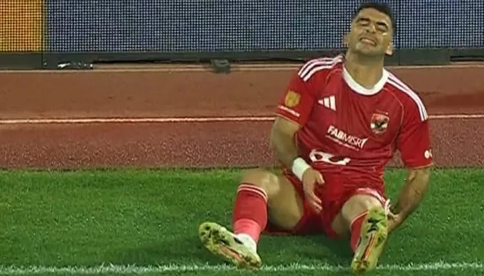 مدة غياب زيزو المحتملة بعد إصابته في مباراة الأهلي والبنك الأهلي