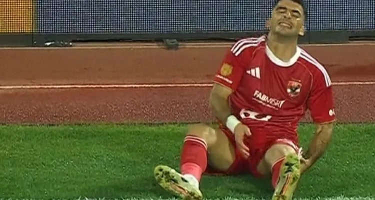 مدة غياب زيزو المحتملة بعد إصابته في مباراة الأهلي والبنك الأهلي