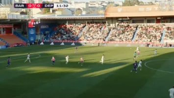 مباراة شباب برشلونة وديبورتيفو لاكورونيا في كأس إسبانيا للشباب.. بمشاركة حمزة عبد الكريم