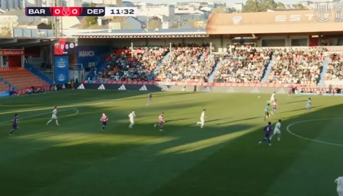 مباراة شباب برشلونة وديبورتيفو لاكورونيا في كأس إسبانيا للشباب.. بمشاركة حمزة عبد الكريم