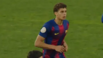 صور | حمزة عبد الكريم يشارك في تأهل برشلونة بـ كأس إسبانيا للشباب