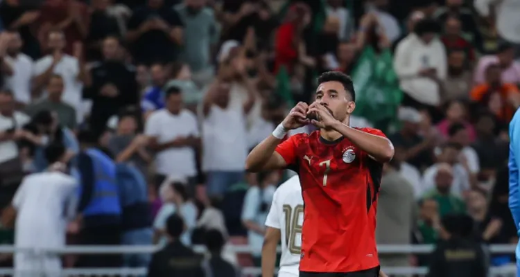 فيديو | تألق أهلاوي .. هاني يصنع وتريزيجيه يسجل هدف منتخب مصر الثاني أمام السعودية