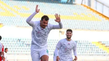 يواصل التألق.. عمر الساعي يسجل هدفا رائعا في مباراة المصري والجونة