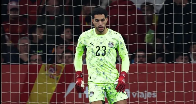 الأعلى تقييما في المباراة.. مصطفى شوبير يتألق في تعادل مصر مع إسبانيا
