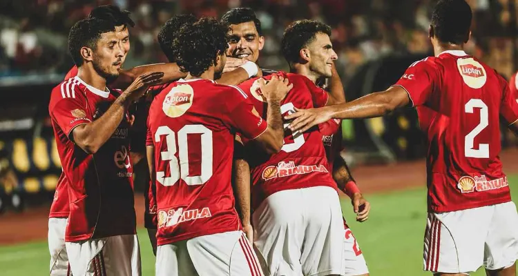 إصابة لاعب الأهلي قبل مواجهة بيراميدز في الدوري المصري