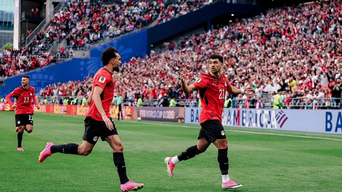 فيديو | محمود صابر يسجل الهدف الأول لـ منتخب مصر أمام إيران في كأس العالم 2026