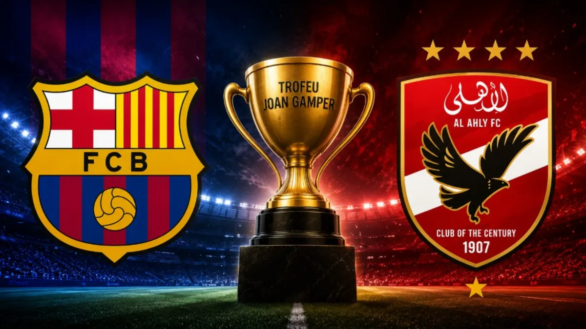 هل مباراة الأهلي وبرشلونة في كأس خوان جامبر مذاعة؟