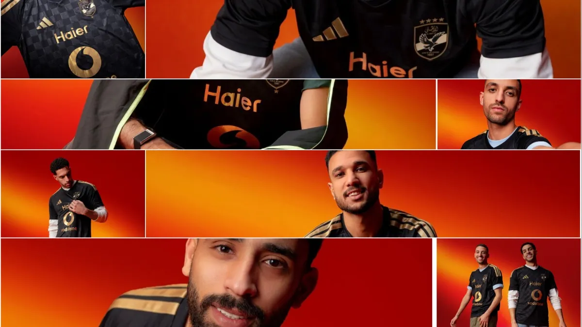 بالصور | الأهلي يكشف عن قميصه الاحتياطي الجديد.. الأسود والذهبي يخطفان الأنظار