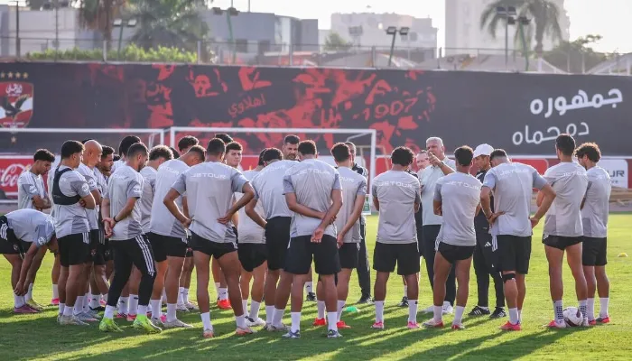 غياب مهم في تدريبات الأهلي قبل مباراة المقاولون.. وعودة مصاب